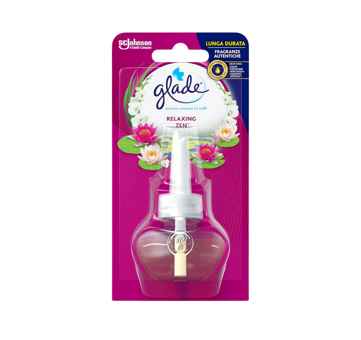 Glade Electric Air Freshener with Essential Oils Diffuser + Replacement Pack the 3 Relax Zen