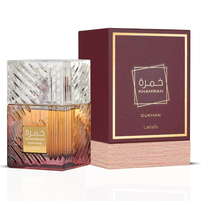 Khamrah Dukhan EDP Perfume By Lattafa 100ml- Unisex Perfume - Smoky Spicy Pimento