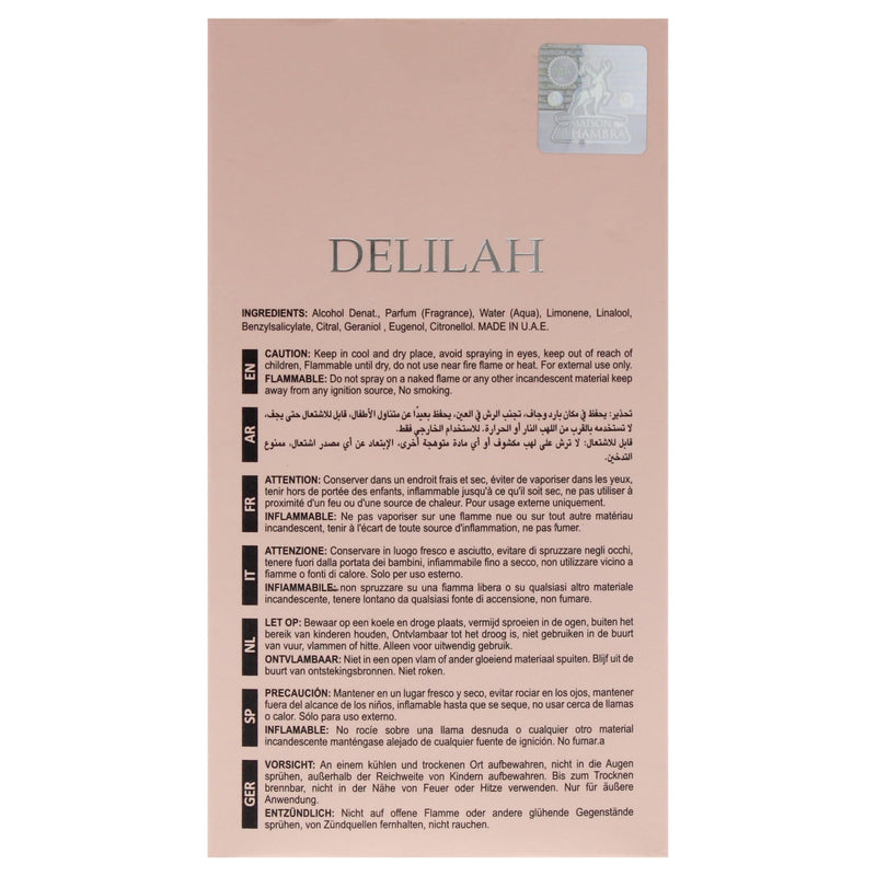 Delilah by Maison Alhambra for Women - 3.4 oz EDP Spray
