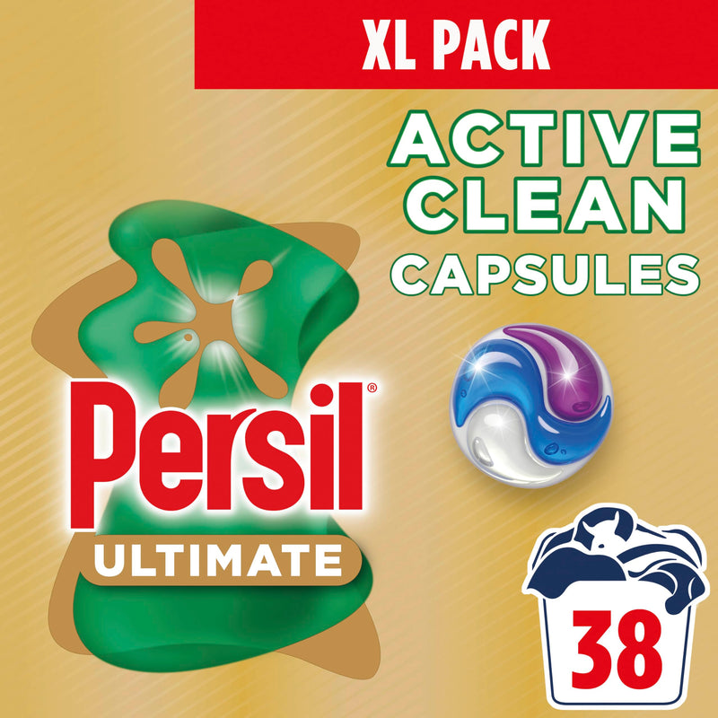 Persil Ultimate Active Clean Washing Capsules laundry