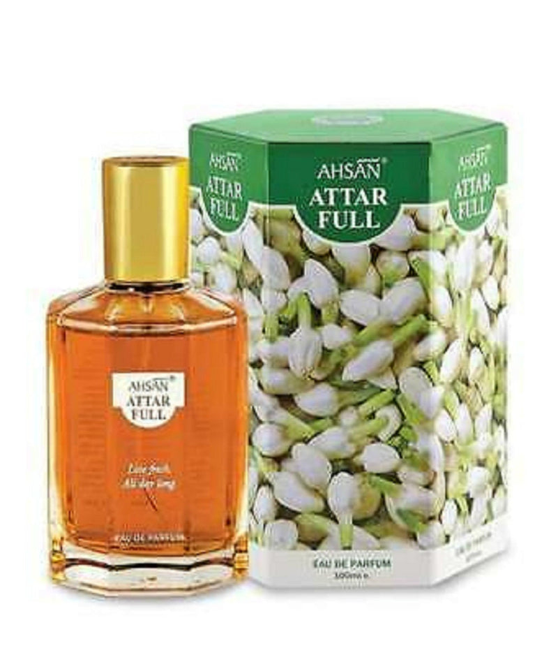 Ahsan Original Attar Full Jasmine 100ml – Floral Jasmine Perfume Spray for Men & Women – Long Lasting Fragrance
