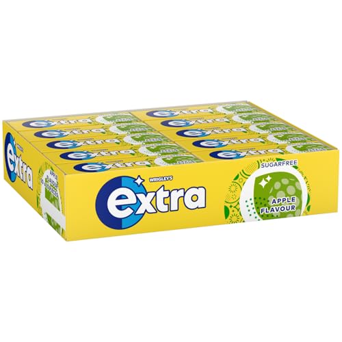 Extra Apple Flavour Sugar Free Chewing Gum 10 pieces (30 Pack)