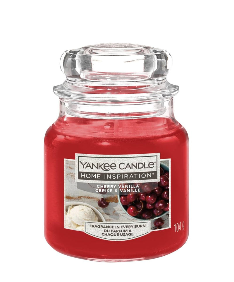 YANKEE CANDLE Cherry Vanilla Fragrance in Every Burn 104G Candle