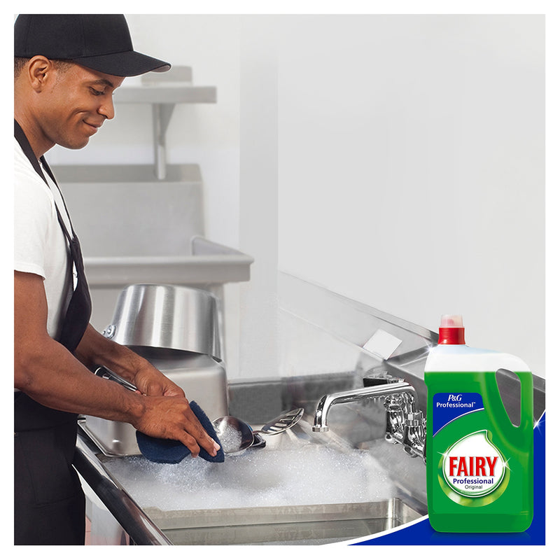Fairy Original Hand Dish Washing Up Liquid, Pack of 2 X 5 L