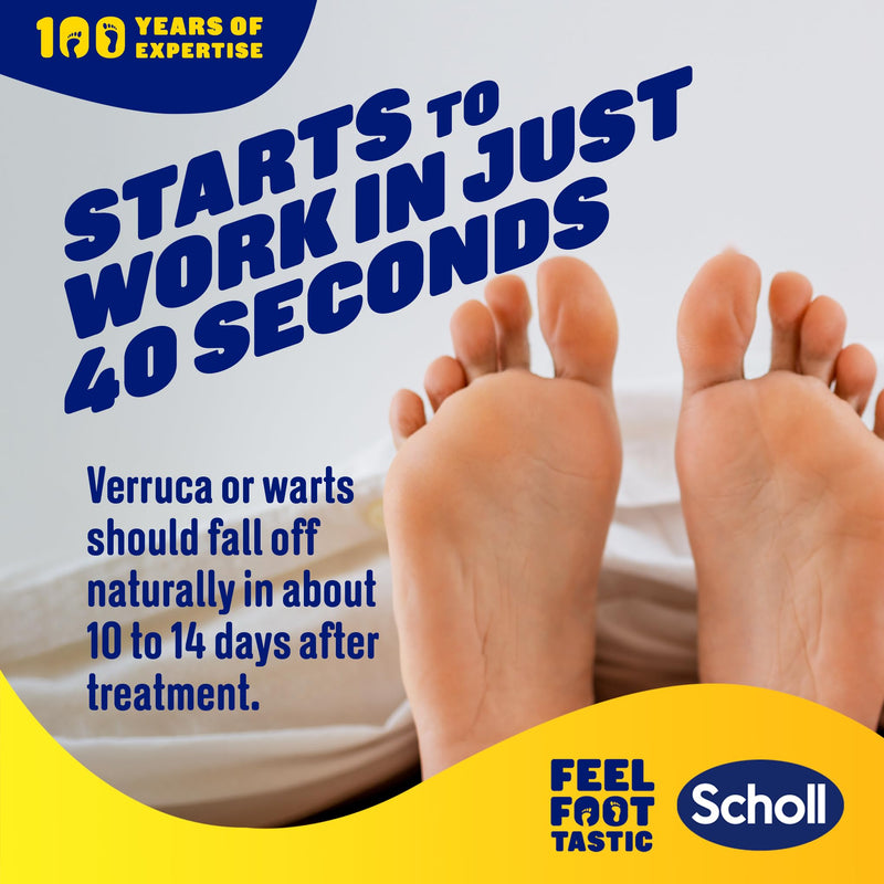 Scholl Verruca & Wart Complete Freeze Remover Kit, 80ml - Verucca Freeze Treatment for Effective Wart and Verucca Removal, 1 Pack