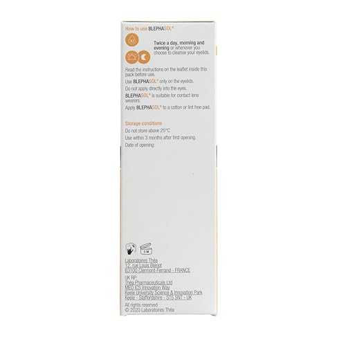 Blephasol Micellar Eyelid Cleansing Lotion, for Sensitive Eyes, 3 x 100ml