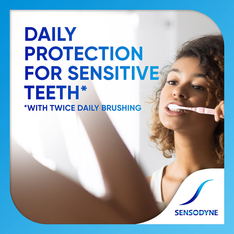 Sensodyne Whitening Sensitive Toothpaste, Daily Care Gentle Whitening, 75 ml, Pack of 12