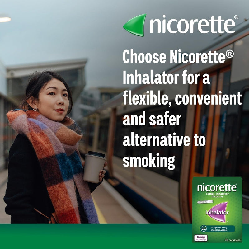 Nicorette Inhalator 15mg - 20 Cartidges