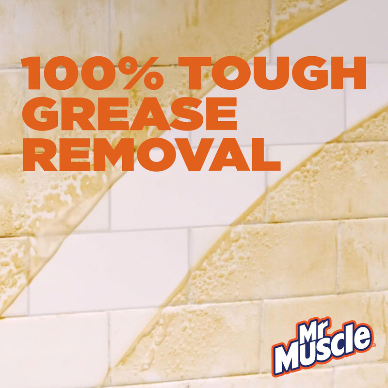 Mr Muscle Kitchen Cleaner, Platinum Antibacterial Kitchen Spray, Citrus, Pack of 6 (6 x 750 ml)