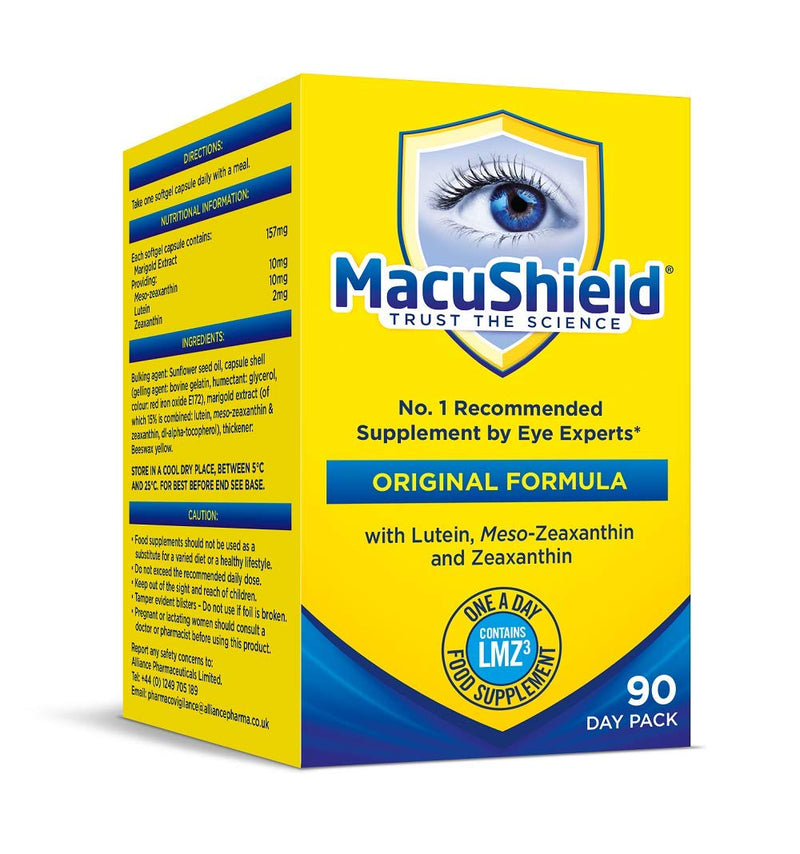 Old Version- Macushield Capsules, 90 Count (Pack of 1)