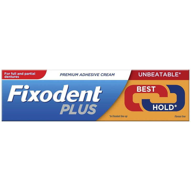 Fixodent Denture Adhesive Cream Dual Power 40g **4 PACK DEAL**
