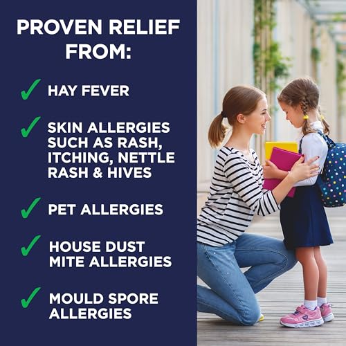 Piriteze Hayfever & Allergy Tablets, Cetirizine, 6 years+, 84 Tablets