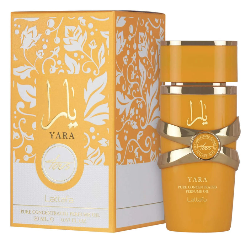 Lattafa Yara Tous – Fruity, Tropical, Floral, Musky – Pure Concentrated Perfume Oil Long-Lasting Fragrance for Women, 0.67 Ounce / 20 ml