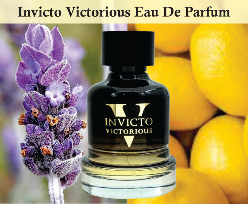 Invicto Victorious Perfume for Men | Invictus Edp Eau De Parfum 100ml | Lemon and Vanilla Fragrance | Made in Dubai by Sapphire's Choice