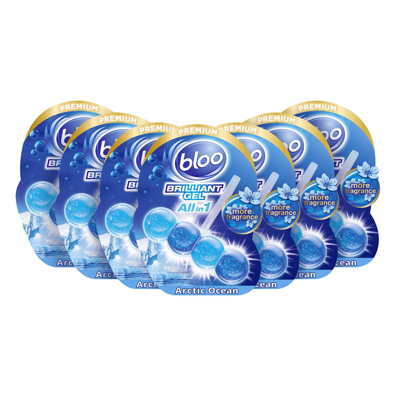 Bloo Brilliant Gel All in 1 Toilet Rim Block Cleaner
