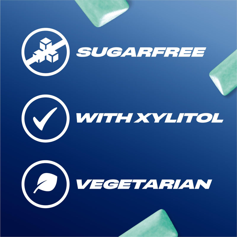 Airwaves Menthol Eucalyptus Sugar Free Chewing Gum Bulk, 30x10 Pcs