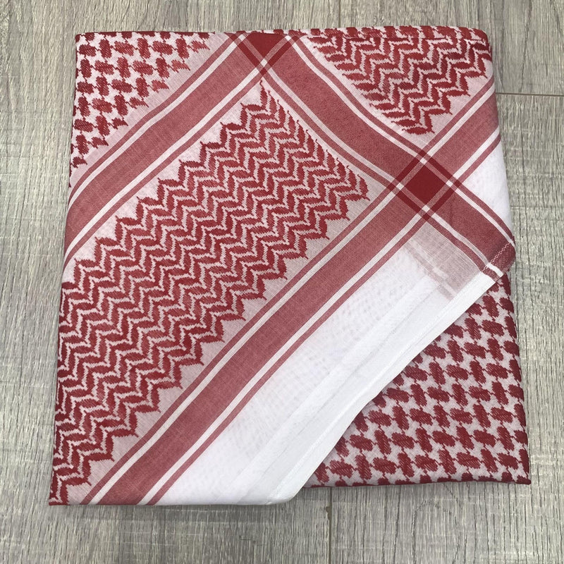 Big Brands Direct Premium Cotton Shemagh Keffiyeh Tactical Scarf, Military Desert Arab Style Head Wrap, Unisex Traditional Kufiya, Multi-Use Accessory