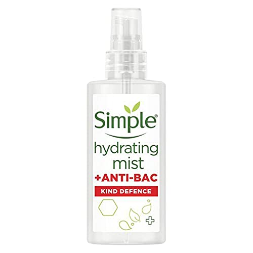 2 Pack of Simple Hydrating Mist + Anti-Bacterial Kind Defence Protect Mist 125ml