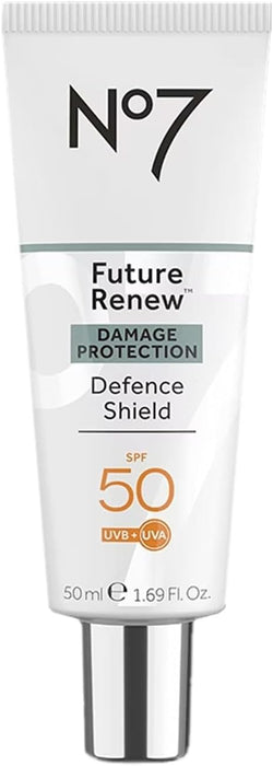 Future Renew Protection Defence Shield, SPF50, Lightweight And Hydrating, Non-Greasy, Quick Absorbing, Anti-Ageing, Easy To Apply, Suitable For All Skin Tones, 50 ml