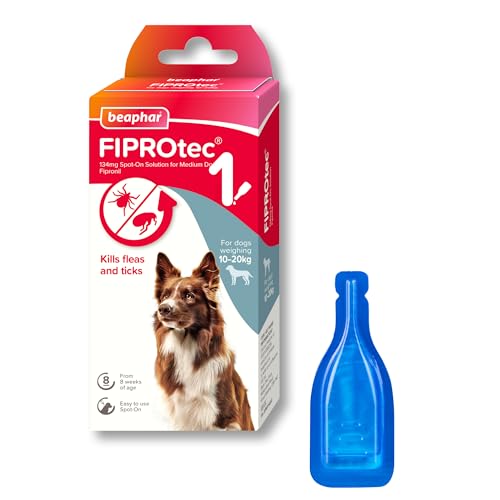Beaphar - FIPROtec Spot-On Flea & Tick Treatment for Large Dogs
