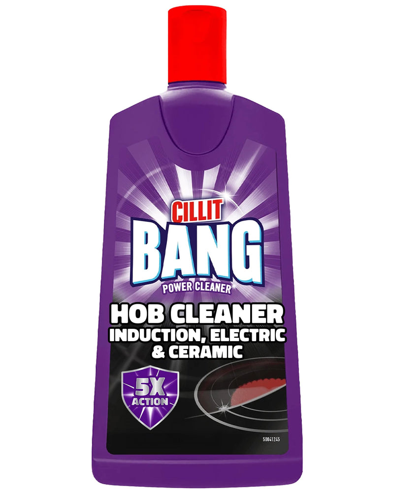 Cillit Bang Hob Cleaner, For Cleaning Burnt-on Stains, Ovens and Stovetops, 200ml (Pack of 6)