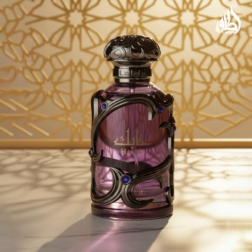 Habik for Men by Lattafa Eau de Parfum 100ml – Spicy Woody Long Lasting Scent – Modern Masculine Fragrance with Cardamom Lavender Amberwood Luxury Arabic Perfume for Him