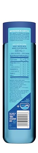 Voss Water, VOSS UK Plus, Artesian Still Water with Aquamin, Minerals and Electrolytes, Bulk pack of 24 x 500 ml