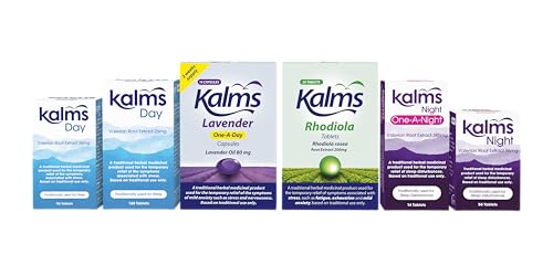 Kalms Night One-a-Night 28 Tablets - Traditional Herbal Medicinal Product Used for The Temporary Relief of Sleep Disturbances.