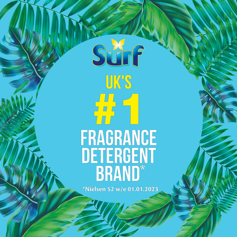 Surf Herbal Extracts 3 in 1 Capsules Washing Capsules even more fragrance* for brilliantly clean laundry every time 3x 27 capsules (81 washes)