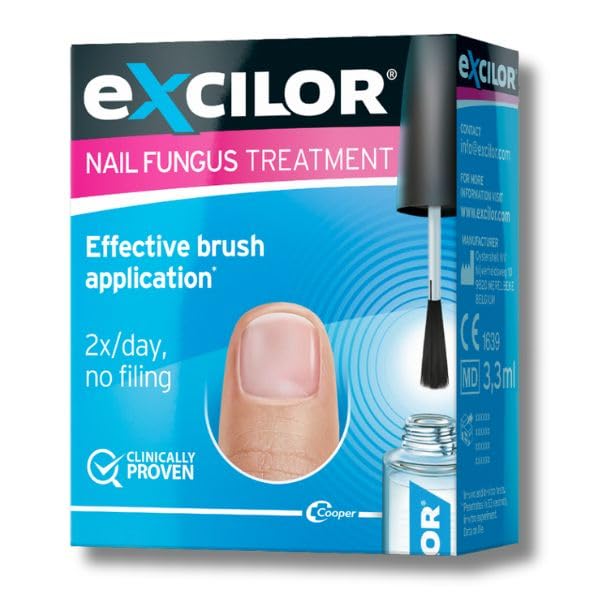 Excilor Fungal Nail Treatment Nail Fungus Brush Treatment 3.3ml