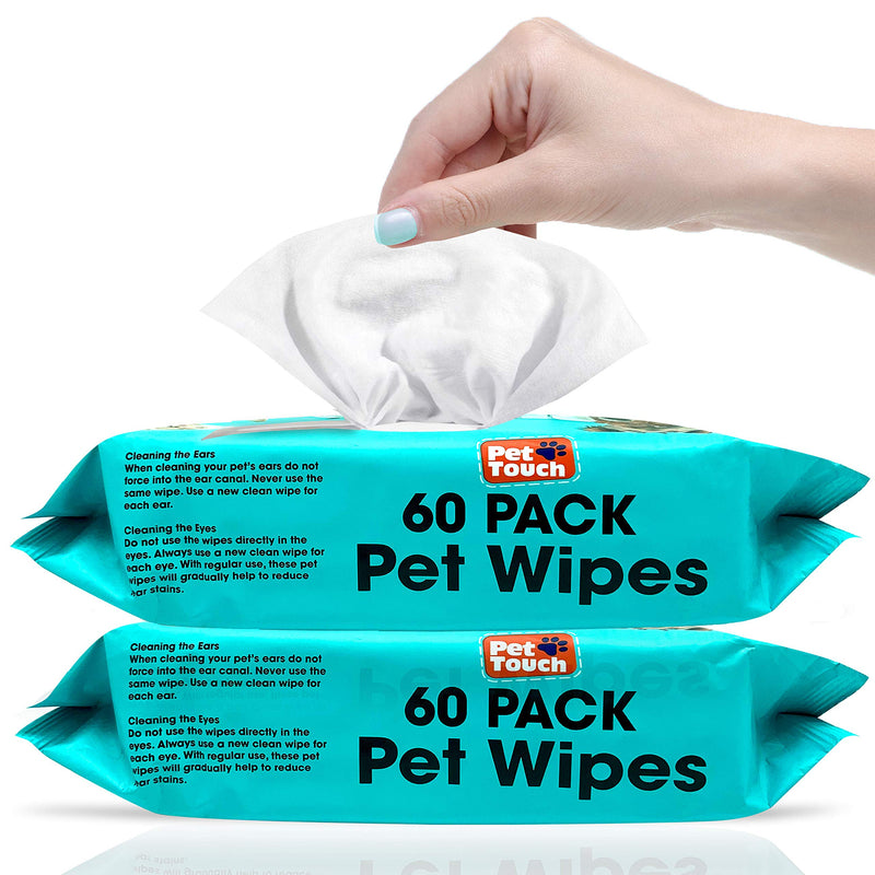 Dog Wipes All Purpose Cleaning Pet Wipes for Dogs Cats Puppies Alcohol Free