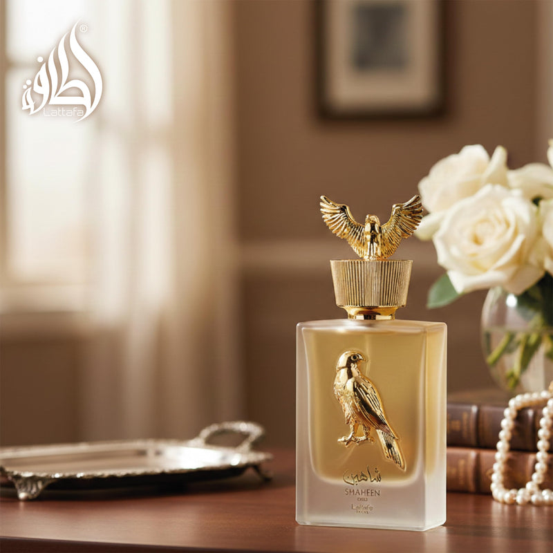 Shaheen Gold by Lattafa for Men - 3.4 oz EDP Spray