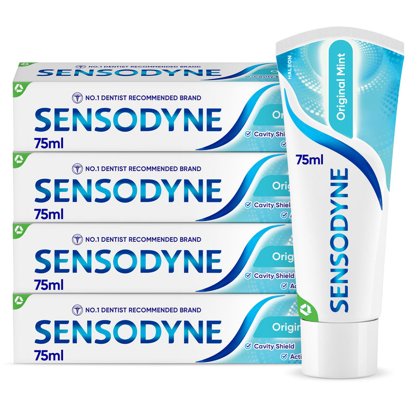 Sensodyne Daily Care Fresh Mint Toothpaste Multipack, 75ml, 4 Pack