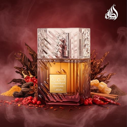 Khamrah Dukhan EDP Perfume By Lattafa 100ml- Unisex Perfume - Smoky Spicy Pimento