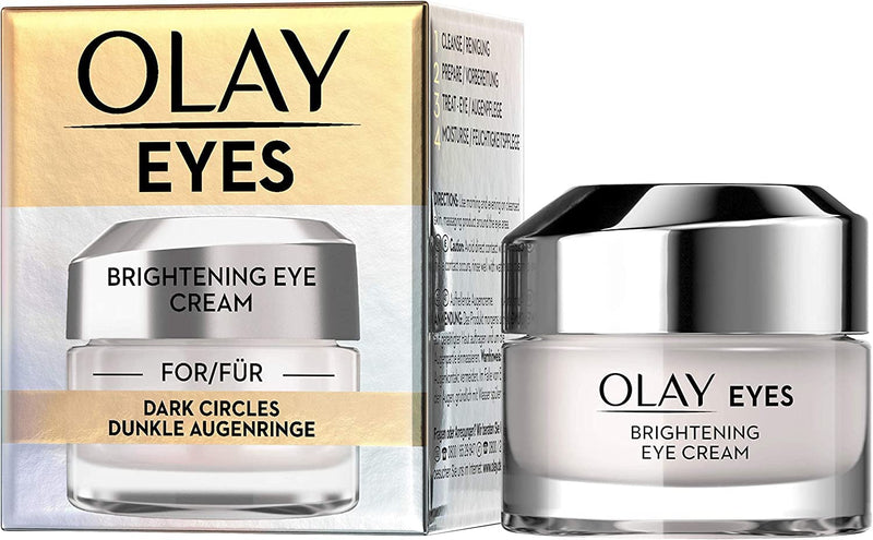 Olay Brightening Eye Cream for Dark Circles 15ml, with Vitamin B3 & Caffeine