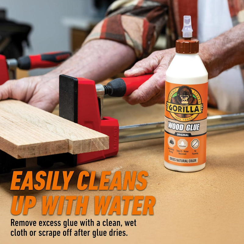 Gorilla Wood Glue 236ml (6 Pack)