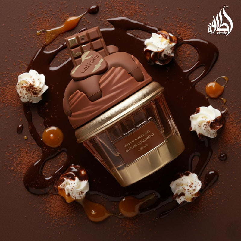 Choco Overdose 75ml Eau De Parfum by Lattafa For Women and Men - Unisex Perfume with Dark Chocolate, Cocoa, Vanilla & Caramel