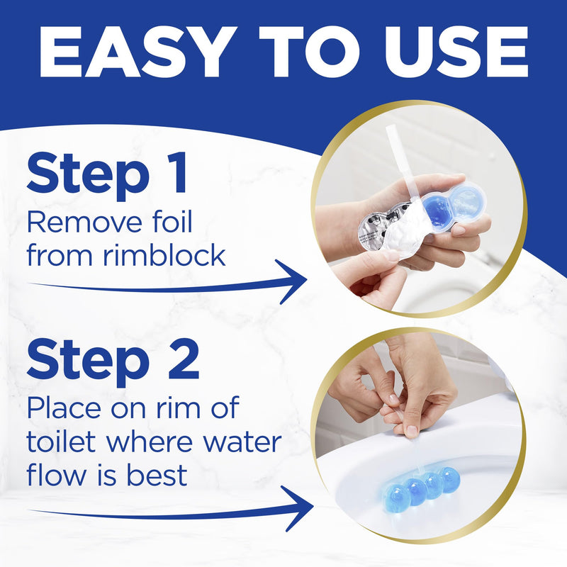 Bloo Brilliant Gel All in 1 Toilet Rim Block Cleaner