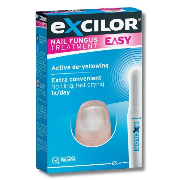 Excilor Nail Fungus Treatment Pen Fungal Nail Care De-Yellowing 4ml