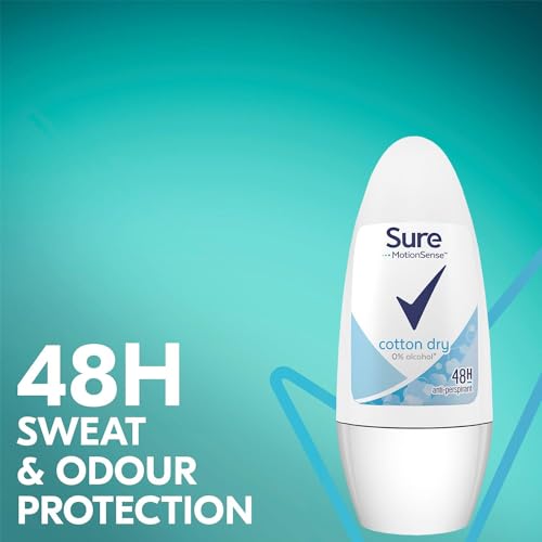 Sure Women Cotton Ultra Dry 24H Anti Perspirant Roll On 50 Ml - Pack of 2