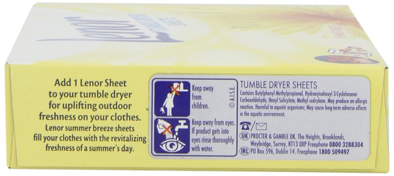 Lenor Wäschetrockner Summer Breeze Sheets Box 34