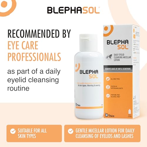 Blephasol Micellar Eyelid Cleansing Lotion, for Sensitive Eyes, 3 x 100ml