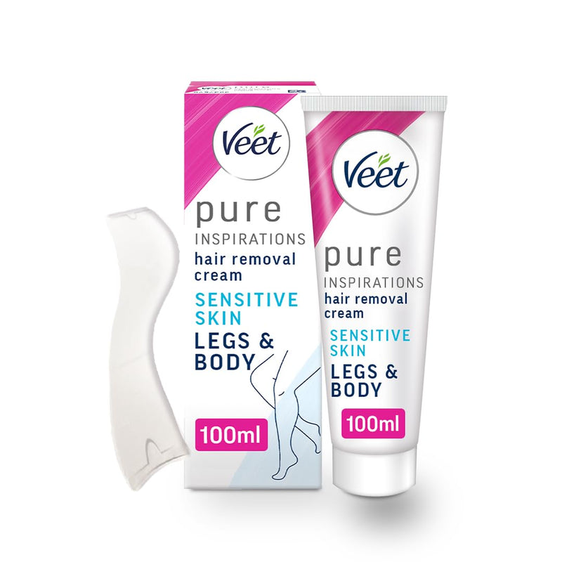 Veet Pure Hair Removal Cream Legs & Body Sensitive 100ml