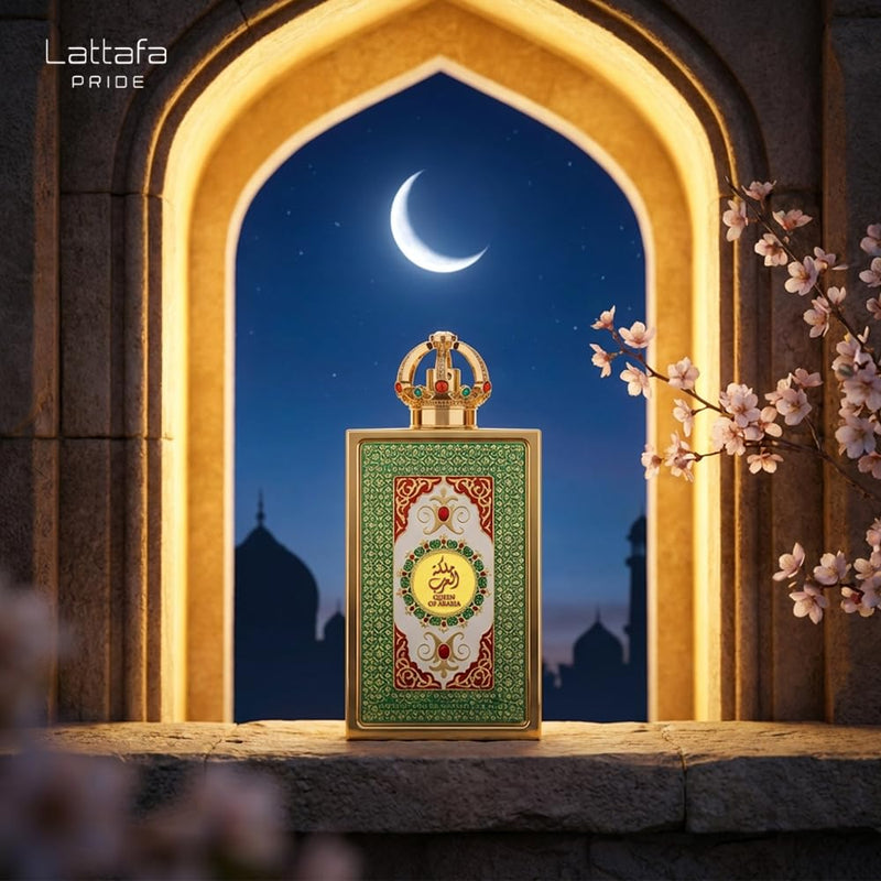 Queen of Arabia Lattafa Pride 100ml EDP – Coconut Floral with Vanilla, Sandalwood & Musk – Elegant, Long‑Lasting Perfume for Women