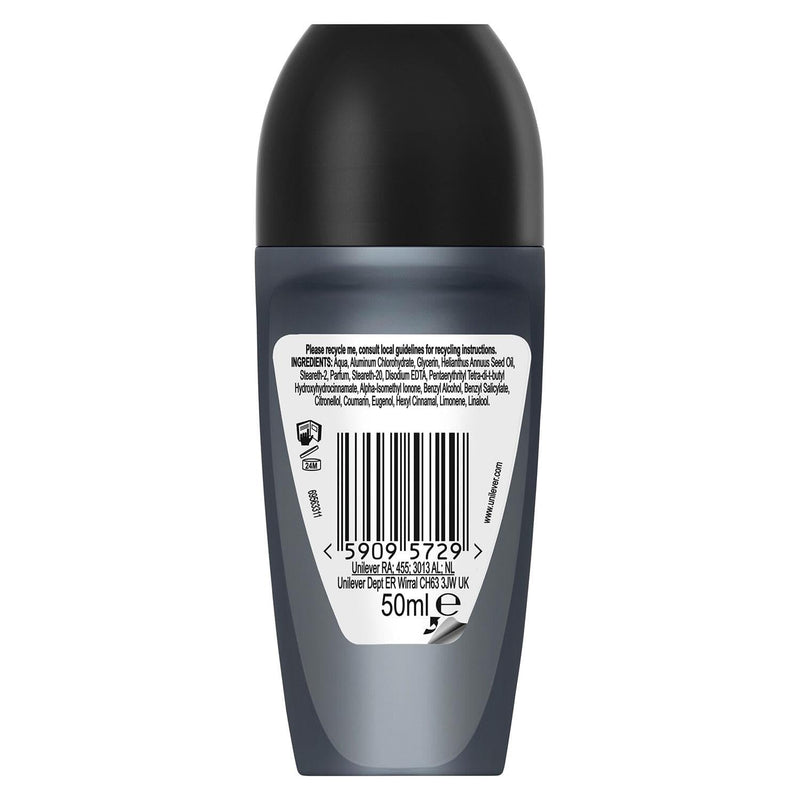Sure Antiperspirant Roll On Sensitive 48H Sweat and Odour Protection Roll On with Sandalwood, Patchouli and Vanilla Fragrance Deodorant for Men, 50ml