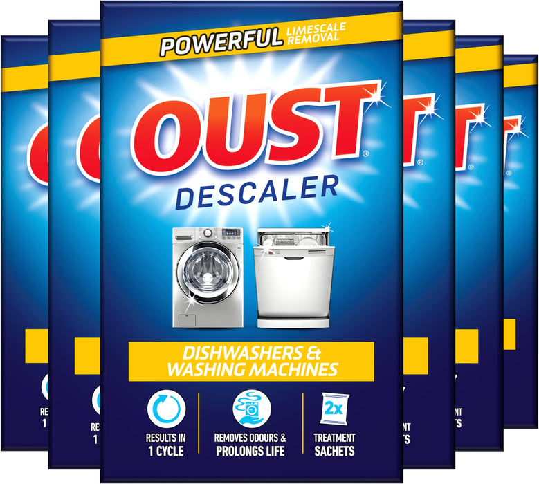 Oust Dishwasher & Washing Machine Descaler (2 Sachets)