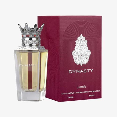 Lattafa Dynasty – Fresh, Spicy, Woody, Aromatic – Eau de Parfum Spray Long-Lasting Fragrance for Unisex, 3.4 Ounce / 100 ml