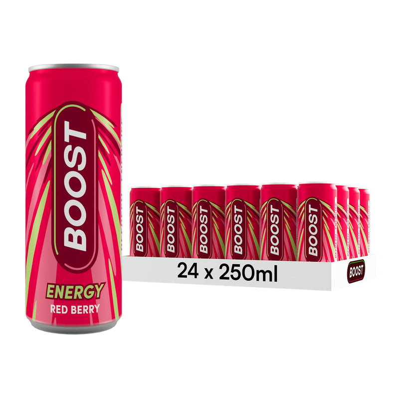 Boost Energy Red Berry 250ml