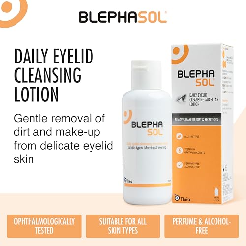 Blephasol Micellar Eyelid Cleansing Lotion, for Sensitive Eyes, 3 x 100ml