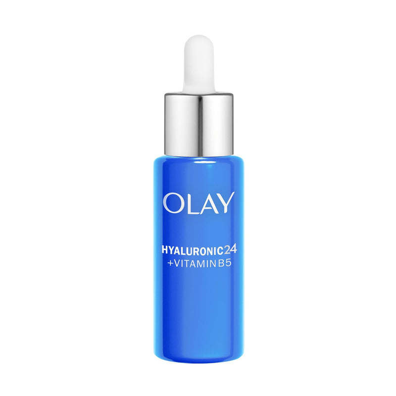 Olay Hyaluronic Acid Serum for Face, Skincare with Niacinamide 99% Purity and Vitamin B5 (Panthenol). Hydrating Skin Care with 3 Actions: Plumps, Smooths, Hydrates. Non Greasy, Non Sticky, 40ml